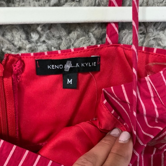 Kendall and Kylie red striped dress - Picture 2 of 2